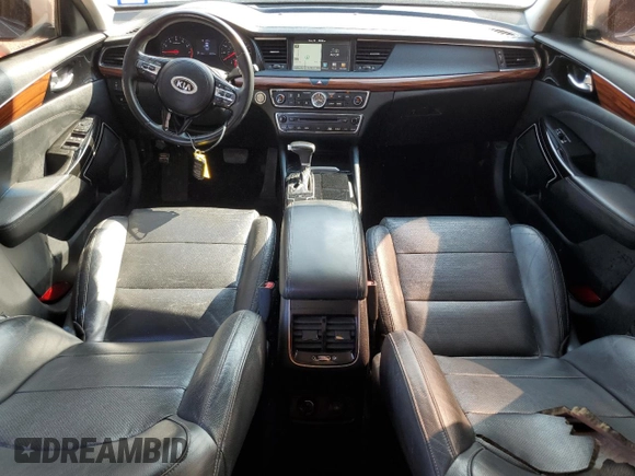 2017 Kia Cadenza Premium with VIN KNALC4J15H5092706, listed as a Copart auction lot 72076254 with 89,705 mi miles and Salvage Title. Bid and sale history available at carsss.com. Image 8.