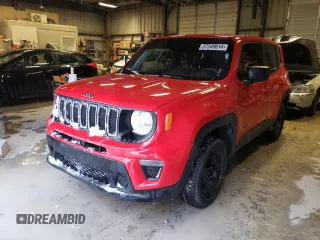 2020 Jeep Renegade Sport z VIN ZACNJBAB2LPK96116, wystawiony jako Copart lot #37249614 z przebiegiem 73 424 mil mil oraz Szkoda całkowita • Salvage title. Historia ofert i sprzedaży dostępna na DreamBid. Obrazek 1.