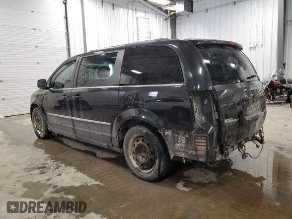 2017 Dodge Grand Caravan Crew Plus with VIN 2C4RDGDG3HR702035, listed as a Copart auction lot 46944875 with 214,058 mi miles and Salvage Title. Bid and sale history available at DreamBid. Image 2.