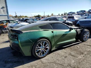 2016 Chevrolet Corvette 1LT with VIN 1G1YB2D78G5117170, listed as a Copart auction lot 83231024 with 73,274 mi miles and Salvage Title. Bid and sale history available at carsss.com. Image 3.