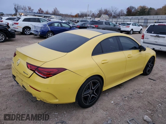 2020 Mercedes-Benz CLA 250 with VIN WDD5J4HB4LN032253, listed as a Copart auction lot 75441353 with 41,731 mi miles and . Bid and sale history available at DreamBid. Image 3.