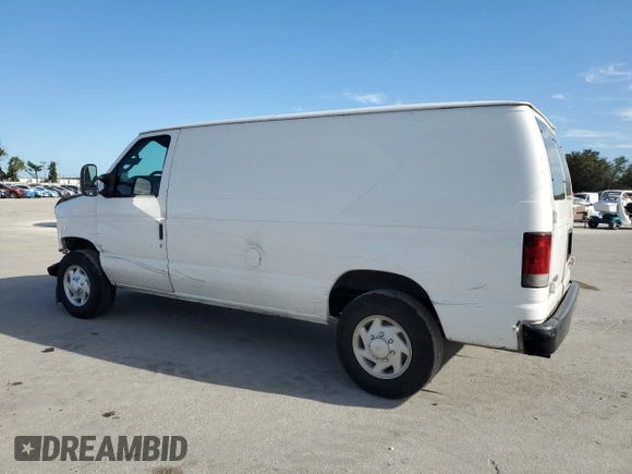 2009 Ford Econoline Cargo Commercial with VIN 1FTNE14W59DA91459, listed as a Copart auction lot 76513444 with 269,286 mi miles and Salvage Title. Bid and sale history available at DreamBid. Image 2.