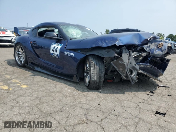 2020 Toyota Supra 3.0 с VIN WZ1DB4C09LW026212, выставлен на аукционе Copart как лот 59109685 с пробегом 74 041 миль миль и Списание • Salvage title. История ставок и продаж доступна на DreamBid. Изображение 4.