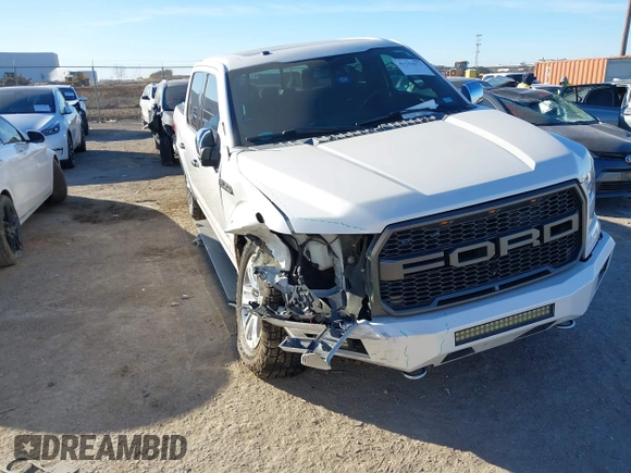 2017 Ford F-150 XL with VIN 1FTEW1EG0HFB05517, listed as a IAAI auction lot 41153073 with 92,281 mi miles. Bid and sale history available at carsss.com. Image 1.