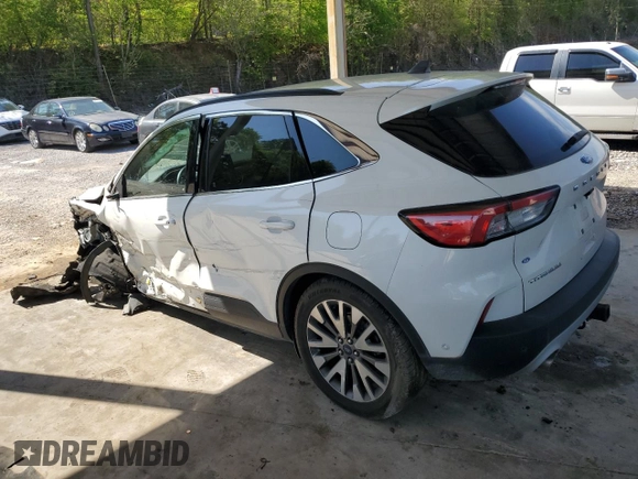 2020 Ford Escape Titanium с VIN 1FMCU9J93LUB38014, выставлен на аукционе Copart как лот 52348725 с пробегом 78 193 миль миль и Списание • Salvage title. История ставок и продаж доступна на DreamBid. Изображение 2.