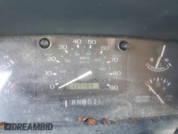 1994 Ford Aerostar z VIN 1FMCA11U3RZA85857, wystawiony jako Copart lot #79948454 z przebiegiem 211 748 mil mil oraz Tytuł czysty. Historia ofert i sprzedaży dostępna na DreamBid. Obrazek 9.