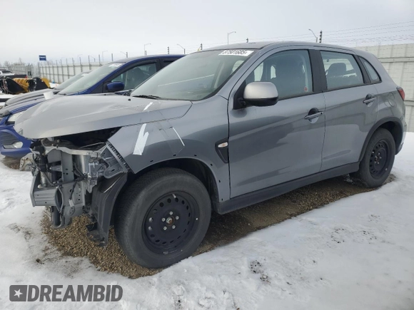 2021 Mitsubishi Outlander Sport ES with VIN JA4AJUAU4MU606470, listed as a Copart auction lot 87501685 with 22,975 mi miles and Salvage title. Bid and sale history available at DreamBid. Image 1.