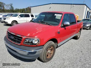 2001 Ford F-150 SuperCrew XLT with VIN 1FTRW07W91KE40272, listed as a Copart auction lot 75063324 with 218,183 mi miles and Salvage Title. Bid and sale history available at carsss.com. Image 1.