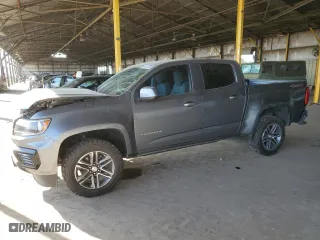 2021 Chevrolet Colorado 4WD Work Truck with VIN 1GCGTBEN6M1218174, listed as a Copart auction lot 83423724 with 86,066 mi miles and Salvage Title. Bid and sale history available at carsss.com. Image 1.