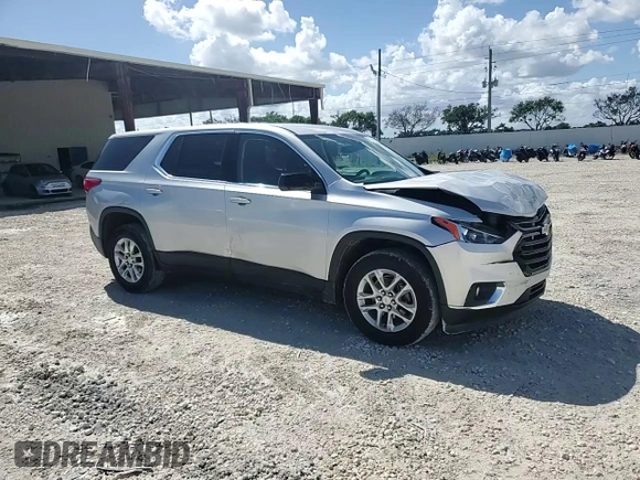 2020 Chevrolet Traverse LS with VIN 1GNERLKW2LJ261358, listed as a Copart auction lot 77149434 with 49,183 mi miles and Non Repairable. Bid and sale history available at carsss.com. Image 12.