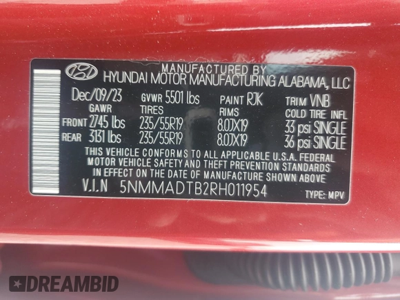 2024 Genesis GV70 2.5T с VIN 5NMMADTB2RH011954, выставлен на аукционе Copart как лот 63026045 с пробегом 6 543 миль миль и Списание • Salvage title. История ставок и продаж доступна на DreamBid. Изображение 14.