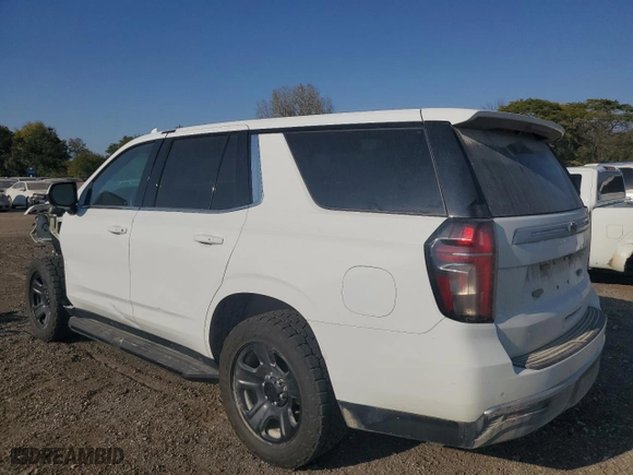 2021 Chevrolet Tahoe Commercial with VIN 1GNSKLED5MR309956, listed as a Copart auction lot 75237034 with 97,716 mi miles and Salvage Title. Bid and sale history available at carsss.com. Image 2.