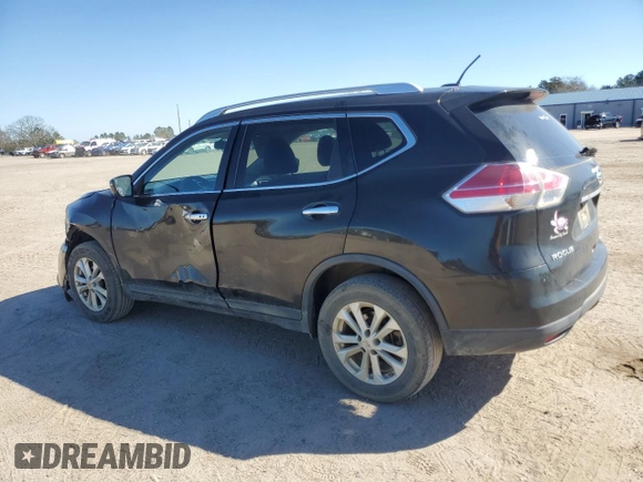 2016 Nissan Rogue SV with VIN KNMAT2MV8GP643775, listed as a Copart auction lot 47110385 with 114,330 mi miles and Salvage Title. Bid and sale history available at carsss.com. Image 2.