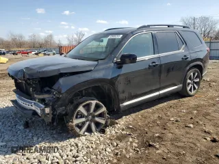 2025 Honda Pilot Touring с VIN 5FNYG1H78SB021821, выставлен на аукционе Copart как лот 48906265 с пробегом 11 565 миль миль и Списание • Salvage title. История ставок и продаж доступна на DreamBid. Изображение 1.
