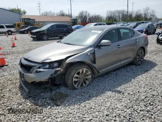 2014 Kia Optima SXL Turbo with VIN 5XXGR4A67EG342002, listed as a Copart auction lot 53374335 with 210,810 mi miles and Salvage title. Bid and sale history available at DreamBid. Image 1.