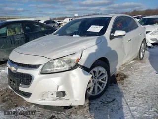 2015 Chevrolet Malibu LTZ with VIN 1G11F5SL5FF237461, listed as a IAAI auction lot 41579154 with 103,670 mi miles. Bid and sale history available at carsss.com. Image 2.