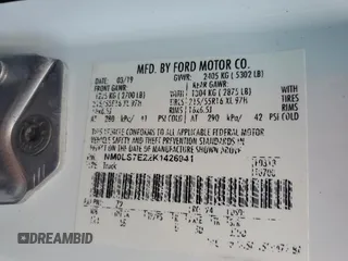 2019 Ford Transit Connect XL with VIN NM0LS7E22K1426941, listed as a Copart auction lot 63275405 with 121,266 mi miles and Clean title. Bid and sale history available at DreamBid. Image 13.