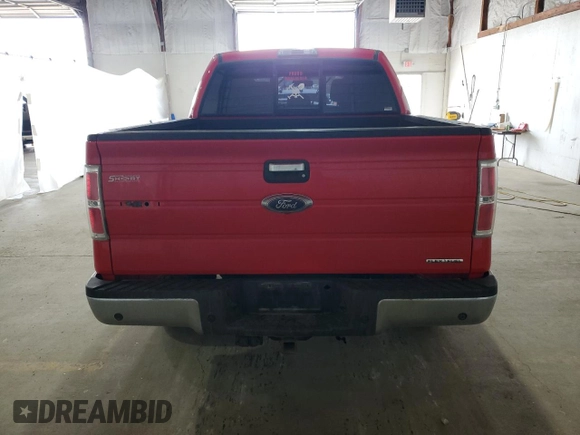 2014 Ford F-150 XL with VIN 1FTFW1EF8EFB59235, listed as a Copart auction lot 54677625 with 179,931 mi miles and Salvage title. Bid and sale history available at DreamBid. Image 6.