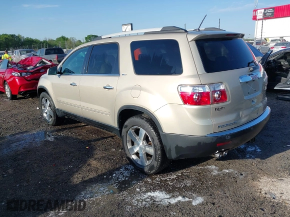 2012 GMC Acadia SLT1 with VIN 1GKKRREDXCJ154796, listed as a IAAI auction lot 42020825 with 71,464 mi miles. Bid and sale history available at carsss.com. Image 3.