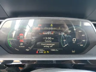 2023 Audi e-tron Premium with VIN WA1AAAGE3PB023323, listed as a Copart auction lot 69809524 with 31,564 mi miles and Salvage Title. Bid and sale history available at DreamBid. Image 9.