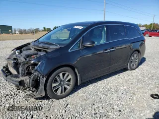 2016 Honda Odyssey Touring Elite with VIN 5FNRL5H96GB054946, listed as a Copart auction lot 86319744 with 216,667 mi miles and Salvage Title. Bid and sale history available at DreamBid. Image 1.