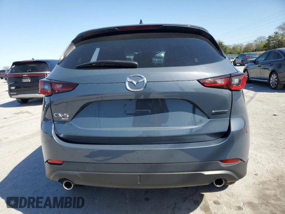 2023 Mazda CX-5 2.5 S Preferred Package with VIN JM3KFBCM1P0193813, listed as a Copart auction lot 52382205 with 0 mi miles and Salvage Title. Bid and sale history available at carsss.com. Image 6.