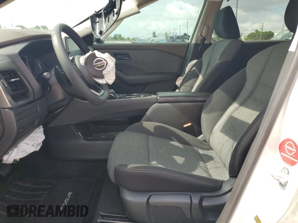 2021 Nissan Rogue S with VIN 5N1AT3AA8MC775389, listed as a Copart auction lot 58562835 with 27,368 mi miles and Non repairable. Bid and sale history available at DreamBid. Image 7.