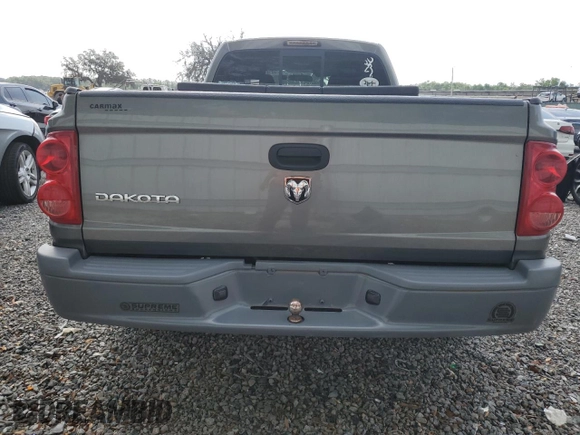 2005 Dodge Dakota ST with VIN 1D7HE22KX5S163304, listed as a Copart auction lot 50129285 with 166,216 mi miles and Salvage Title. Bid and sale history available at DreamBid. Image 6.