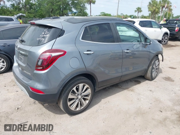 2019 Buick Encore Preferred with VIN KL4CJASB0KB858150, listed as a IAAI auction lot 42054631 with 43,624 mi miles. Bid and sale history available at carsss.com. Image 4.
