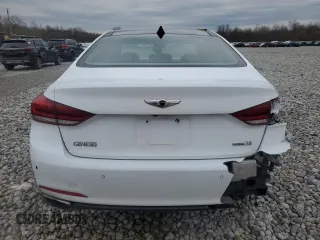 2015 Hyundai Genesis 3.8L with VIN KMHGN4JEXFU022957, listed as a Copart auction lot 49564814 with 117,387 mi miles. Bid and sale history available at carsss.com. Image 6.