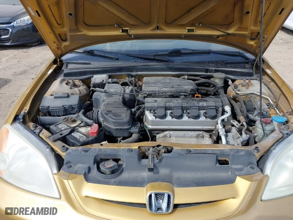 2001 Honda Civic EX with VIN 1HGEM22981L036327, listed as a IAAI auction lot 41794128 with 149,218 mi miles. Bid and sale history available at carsss.com. Image 10.