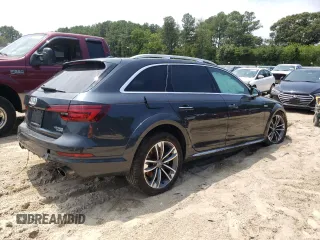 2018 Audi A4 allroad Premium Plus with VIN WA18NAF48JA059923, listed as a Copart auction lot 63495584 with 0 mi miles and Salvage Title. Bid and sale history available at carsss.com. Image 3.