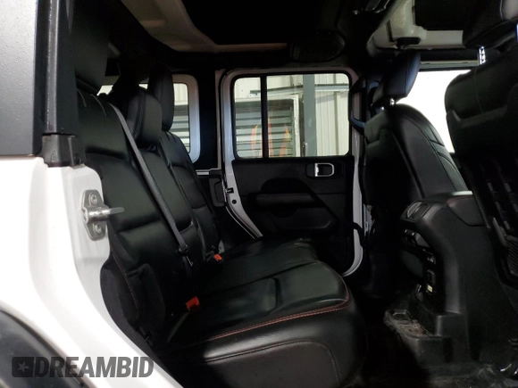2021 Jeep Wrangler Unlimited Rubicon with VIN 1C4HJXFN2MW562724, listed as a Copart auction lot 50445285 with 73,644 mi miles and Salvage title. Bid and sale history available at DreamBid. Image 11.