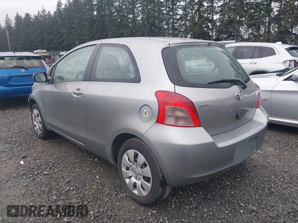 2007 Toyota Yaris with VIN JTDJT923175119695, listed as a IAAI auction lot 41933229 with 133,146 mi miles. Bid and sale history available at carsss.com. Image 3.