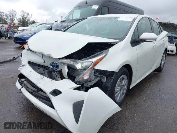 2016 Toyota Prius Two with VIN JTDKBRFU9G3526671, listed as a IAAI auction lot 41507074 with 72,484 mi miles. Bid and sale history available at carsss.com. Image 2.