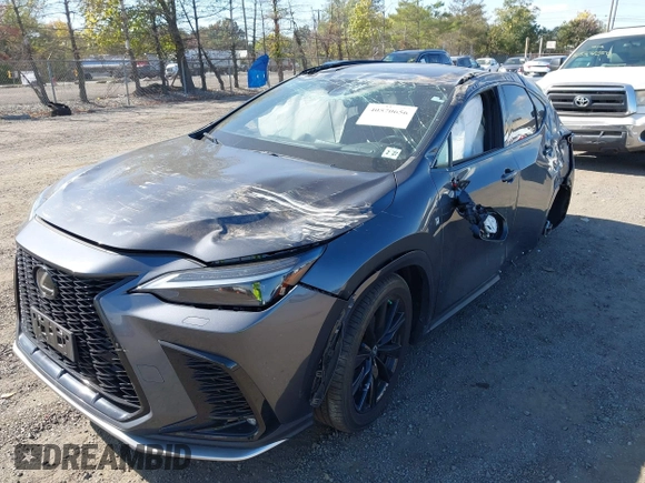 2022 Lexus NX with VIN JTJKGCEZ4N5001611, listed as a IAAI auction lot 40570656 with 30,967 mi miles. Bid and sale history available at carsss.com. Image 6.