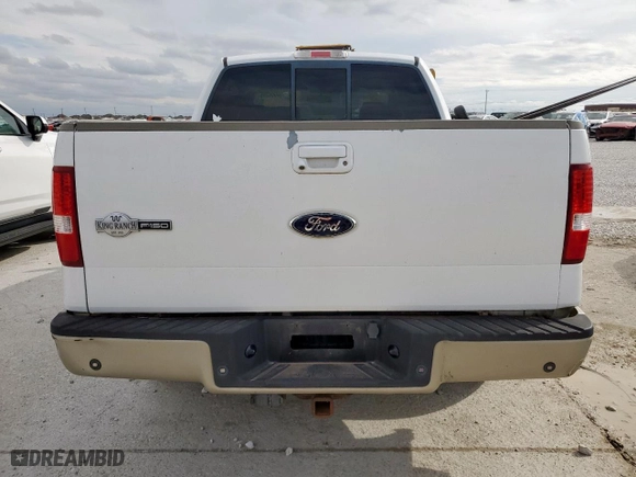 2008 Ford F-150 XLT with VIN 1FTPW12V08KB21705, listed as a Copart auction lot 50606265 with 321,295 mi miles and Salvage Title. Bid and sale history available at carsss.com. Image 6.