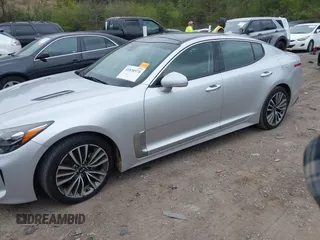 2018 Kia Stinger Premium with VIN KNAE25LA2J6036690, listed as a IAAI auction lot 41838574 with 113,109 mi miles. Bid and sale history available at carsss.com. Image 17.
