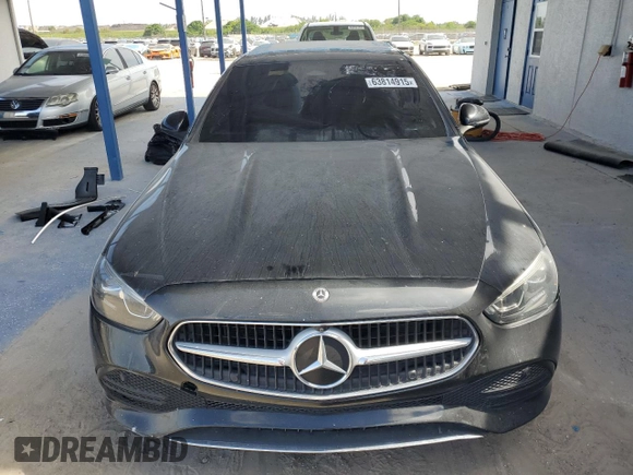 2022 Mercedes-Benz C 300 with VIN W1KAF4GB2NR018963, listed as a Copart auction lot 63814915 with Not provided miles and Clean title. Bid and sale history available at DreamBid. Image 5.