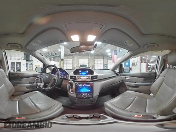 2016 Honda Odyssey EX-L with VIN 5FNRL5H67GB090747, listed as a Copart auction lot 53957235 with 131,464 mi miles and Salvage Title. Bid and sale history available at DreamBid. Image 16.