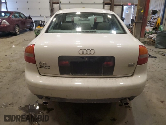 2003 Audi A6 3.0L with VIN WAULT64B83N069106, listed as a Copart auction lot 46623345 with 0 mi miles and Non Repairable. Bid and sale history available at carsss.com. Image 6.