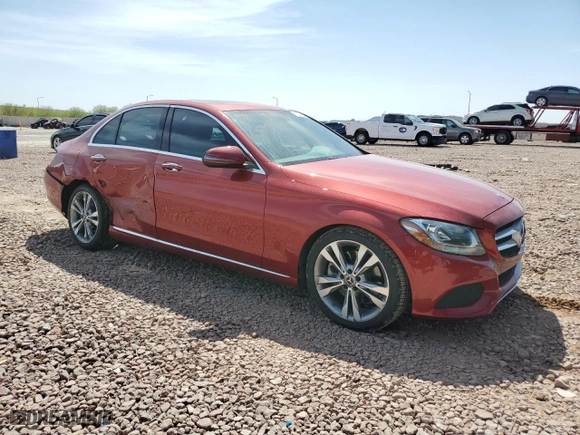 2018 Mercedes-Benz C-Class C 300 with VIN 55SWF4JB0JU252896, listed as a Copart auction lot 52559845 with 58,846 mi miles and Salvage Title. Bid and sale history available at carsss.com. Image 4.