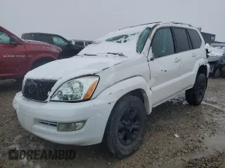 2004 Lexus GX 470 with VIN JTJBT20X040065197, listed as a Copart auction lot 46174995 with 0 mi miles and Salvage Title. Bid and sale history available at carsss.com. Image 1.