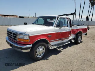 1996 Ford F-250 with VIN 1FTHX25F7TEA92660, listed as a Copart auction lot 63905214 with 208,271 mi miles and Salvage Title. Bid and sale history available at carsss.com. Image 1.