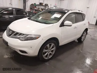 2012 Nissan Murano S with VIN JN8AZ1MW9CW229751, listed as a IAAI auction lot 41491188 with 123,209 mi miles. Bid and sale history available at carsss.com. Image 2.