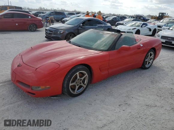 2001 Chevrolet Corvette with VIN 1G1YY32G515101622, listed as a Copart auction lot 74853964 with 0 mi miles and Salvage Title. Bid and sale history available at carsss.com. Image 1.