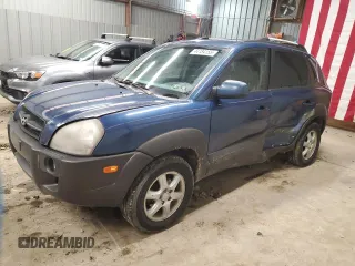 2005 Hyundai Tucson GLS with VIN KM8JN72D95U150862, listed as a Copart auction lot 44184155 with 165,293 mi miles and Salvage Title. Bid and sale history available at carsss.com. Image 1.