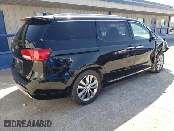 2016 Kia Sedona SX-L with VIN KNDME5C12G6160540, listed as a Copart auction lot 51087635 with 70,603 mi miles and Clean Title. Bid and sale history available at DreamBid. Image 3.