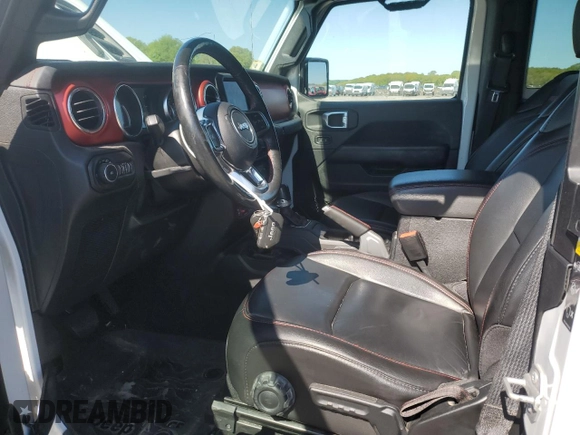 2021 Jeep Wrangler Rubicon with VIN 1C4HJXCG2MW660738, listed as a Copart auction lot 56293735 with 89,681 mi miles and Salvage title. Bid and sale history available at DreamBid. Image 7.