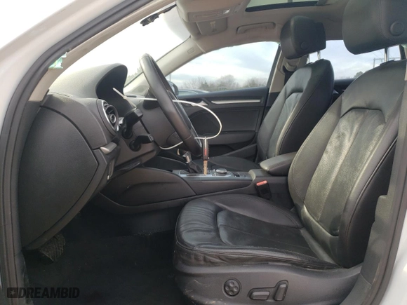 2015 Audi A3 2.0T Premium with VIN WAUBFGFF6F1002007, listed as a Copart auction lot 47058575 with 102,867 mi miles and Salvage Title. Bid and sale history available at carsss.com. Image 7.